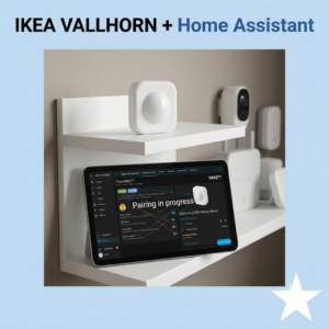 Capteur de mouvement IKEA VALLHORN associé à Home Assistant via Zigbee2MQTT
