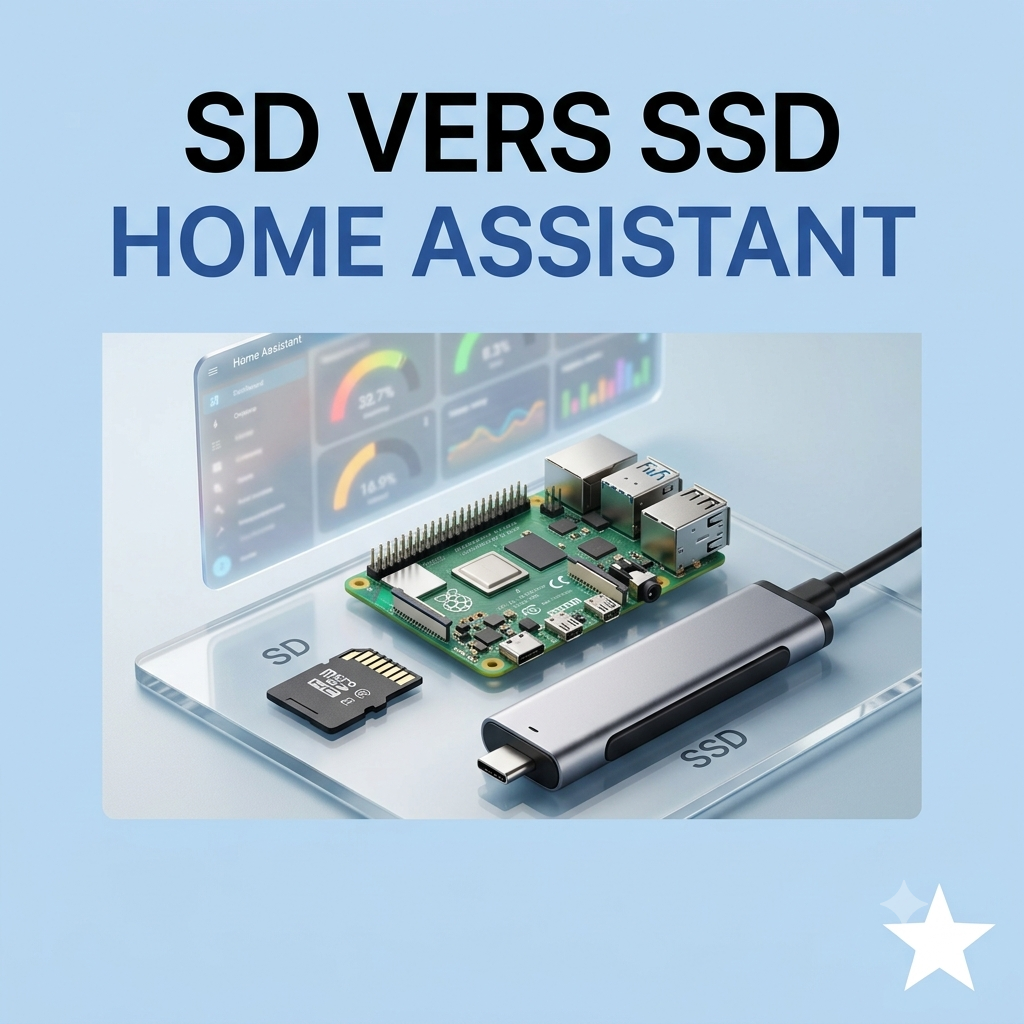 Migration d'une carte SD vers un SSD sur Raspberry Pi pour Home Assistant