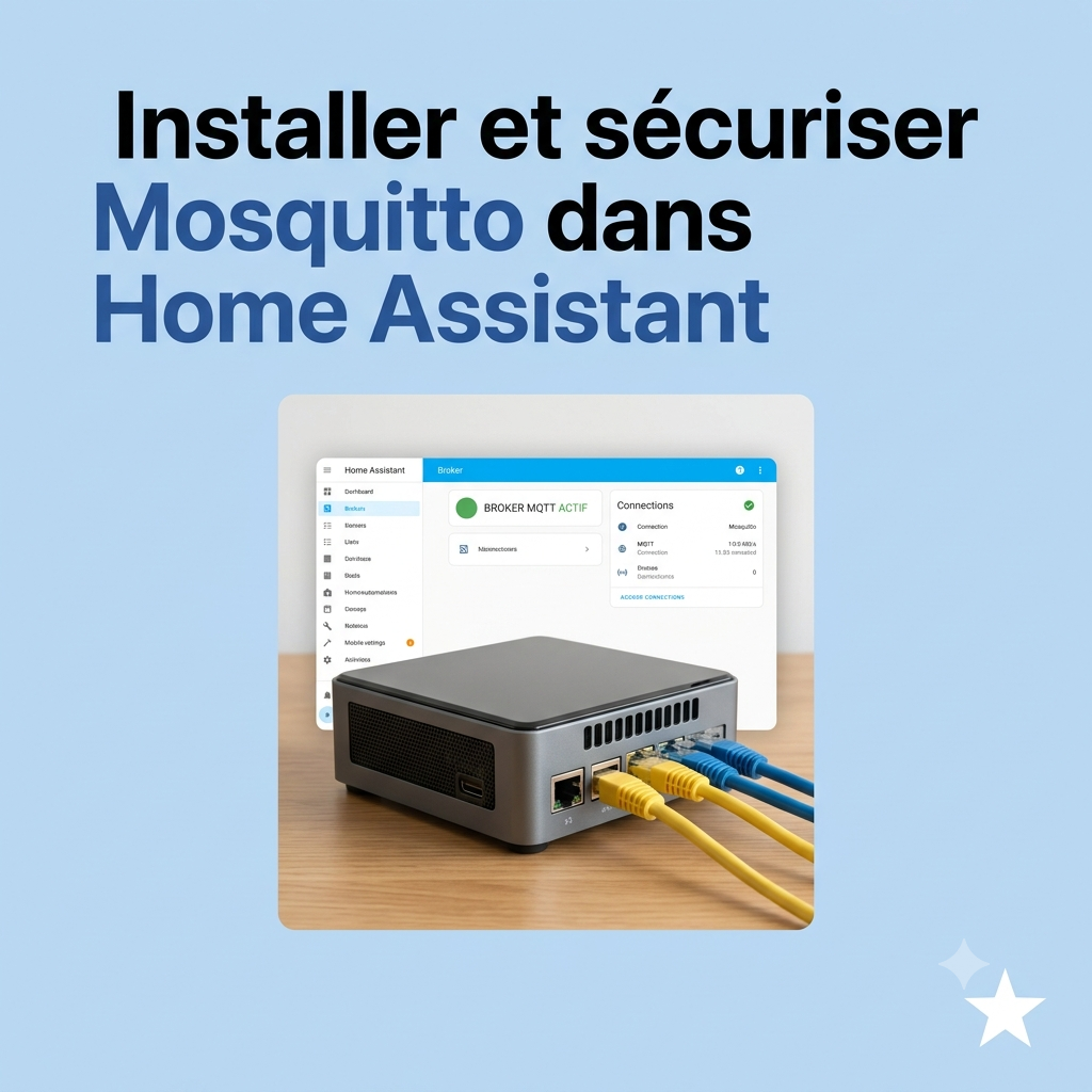 Broker MQTT Mosquitto installé et sécurisé dans Home Assistant